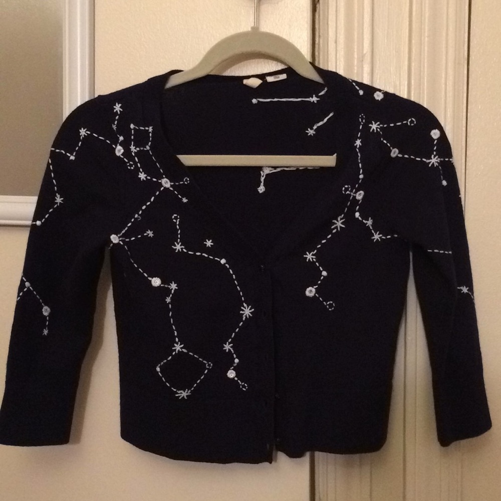 Anthropologie Constellation Cardigan